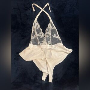 Sexy crotchless bodysuit